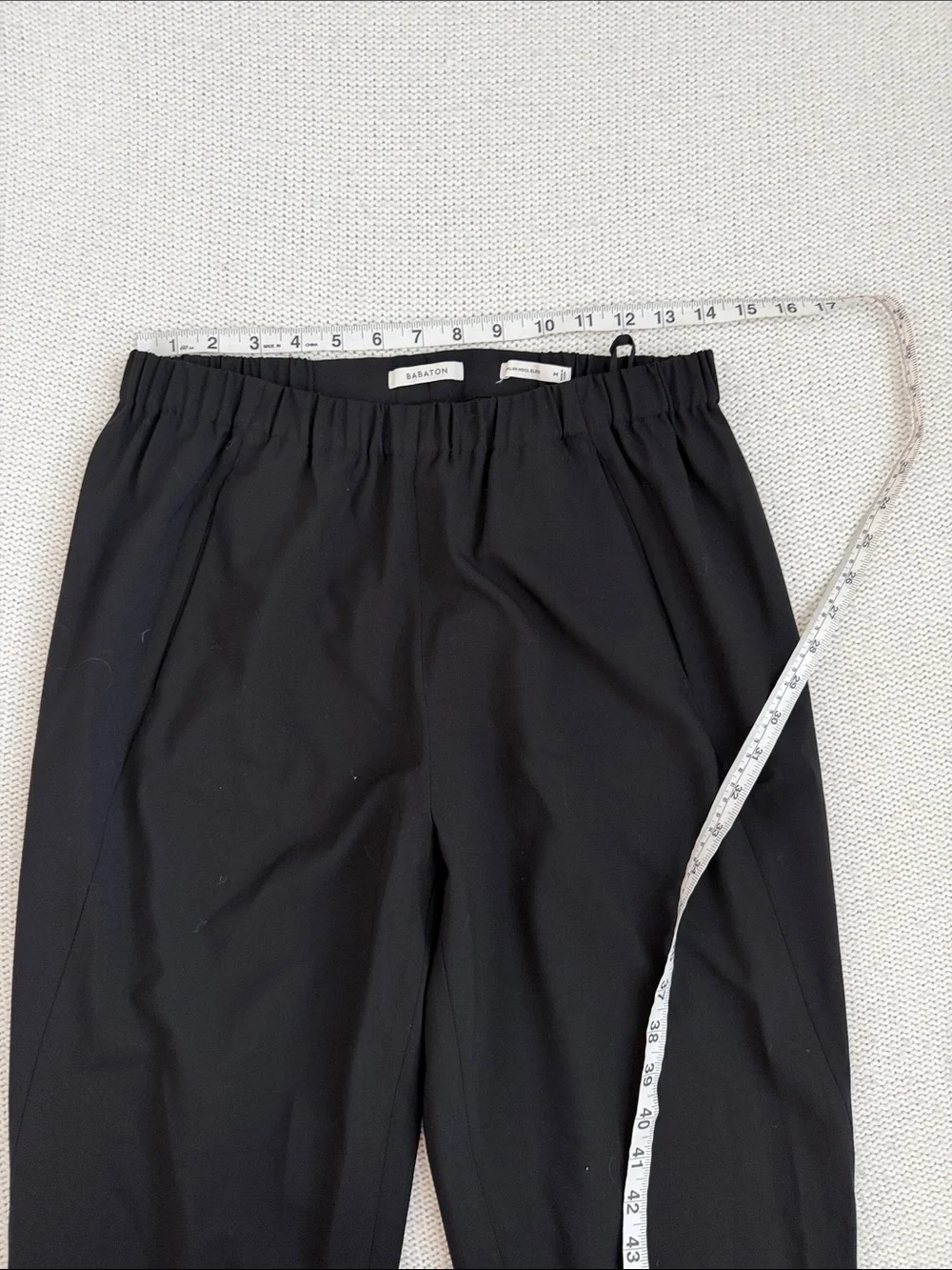Babaton Italian Wool Blend Trouser Joggers Black Size 4